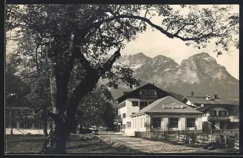 AK Ramsau / Berchtesgaden, Gasthof Wimbachklamm im Ort