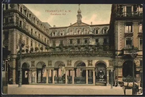 AK Frankfurt a. M., Hotel Frankfurter Hof