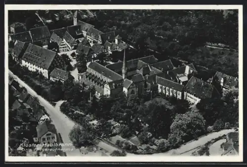 AK Maulbronn, Kloster Maulbronn vom Flugzeug aus