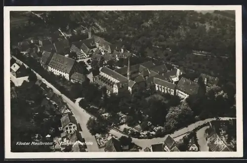 AK Maulbronn, Fliegeraufnahme v. Kloster Maulbronn