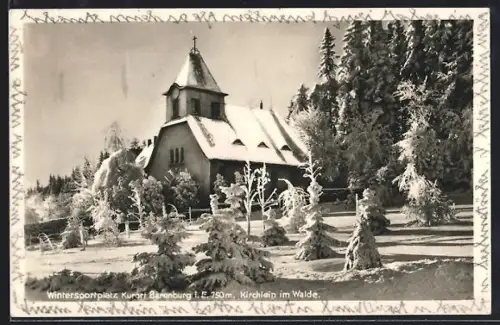 AK Bärenburg i. E., Kirchlein im Walde