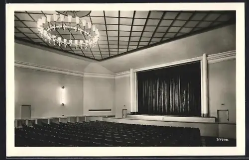 AK Oelsnitz /Vogtl., 600 Jahre Stadtjubiläum 1957, Theatersaal