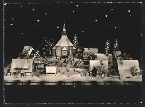 AK Seiffen /Erzgebirge, Heimat- und Spielzeugmuseum, Seiffener Weihnachtsberg