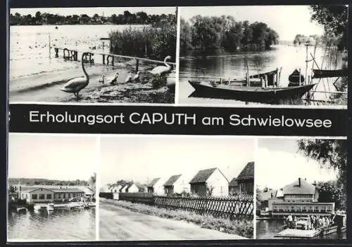 AK Caputh am Schwielowsee, Bootsanleger, Uferpromenade