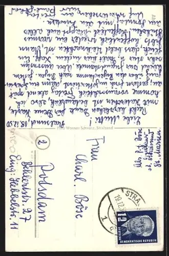 AK Stralsund, Nikolaikirche und Rathaus