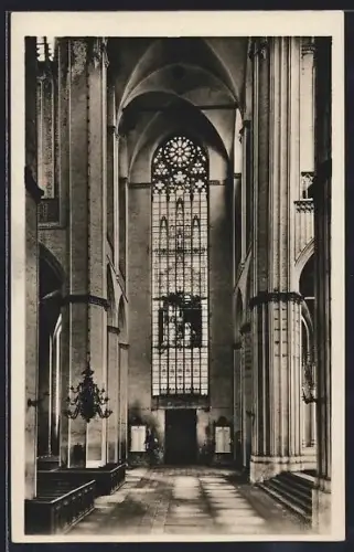 AK Stralsund, Marienkirche, Querschiff nach Norden