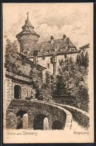 AK Nürnberg, Burgeingang