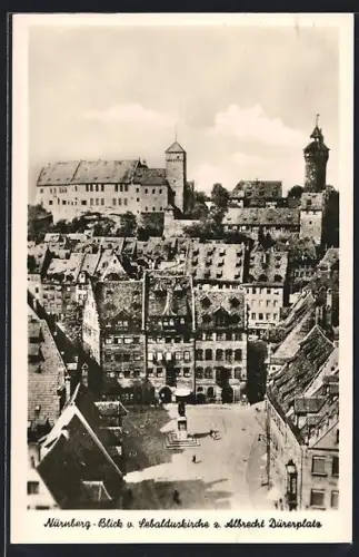 AK Nürnberg, Sebalduskirche, Albrecht-Dürer-Platz, Burg