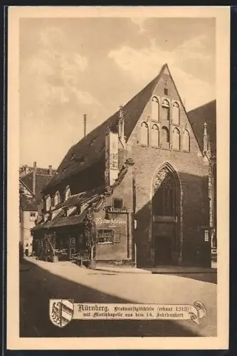 AK Nürnberg, Gasthaus Bratwurstglöcklein
