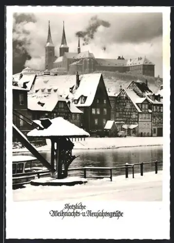 AK Bamberg, Michaelsberg mit Kranen