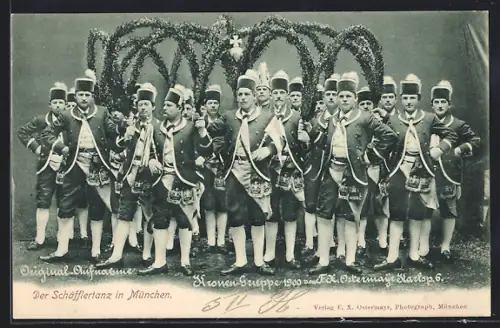 AK Schäfflertanz in München, Kronen-Gruppe