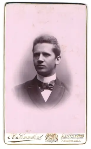 Fotografie Rudolf Sammland, Kristianstad, Fisktorget 222 A, Porträt von Herr Brandt