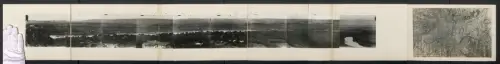 Fotografie K.u.K. Ballon-Abt. 11, Aufnahme von Lt. Kubala, Rundblick von Bolszowce bis Höhe Torsztowa, 195 x 20cm
