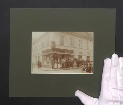 Fotografie Ansicht Wien, Gasthaus Anton Kölbl in der Kranzgasse 29