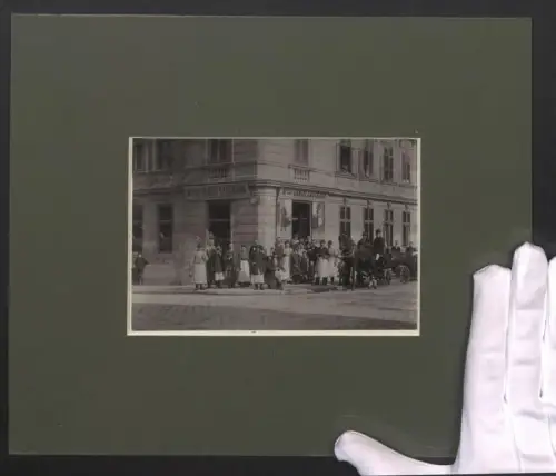 Fotografie Leopold Wölzl, Wien, Ansicht Wien, Gasthaus Zum Schlachthaus von Miroslav Daniel