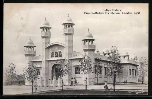 AK London, Franco-British Exhibition 1908, Indian Palace