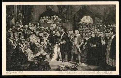 AK Speyer a. Rh., Reichstag im Jahre 1529, Reformation