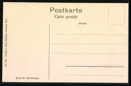 AK München, Strassenbahn beim Karlsthor, Cafe