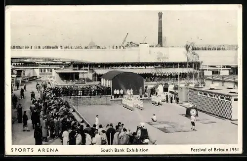 AK London, Festival of Britain 1951, South Bank Exhibition, Ausstellung-Sports Arena