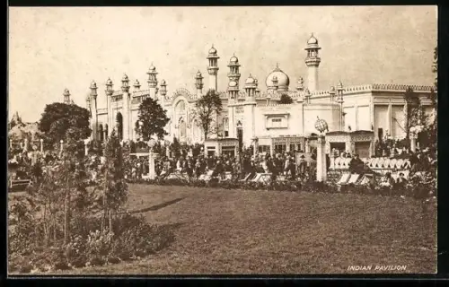 AK British Empire Exhibition 1924, Indian Pavilion, Ausstellung