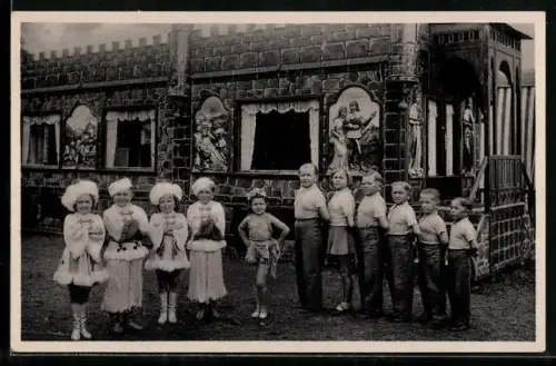 AK Berlin, Schäfers Märchenstadt Liliput, Liliputaner