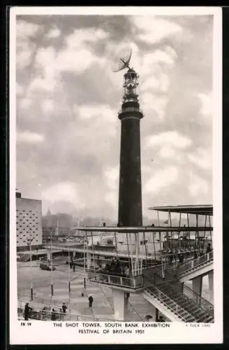 AK London, Festival of Britain 1951, South Bank Exhibition, The Shot Tower