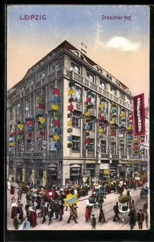 AK Leipzig, Hotel Dresdner Hof zur Messe