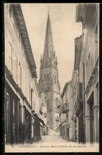 AK Parthenay, Grande Rue et Flèche de St-Laurent