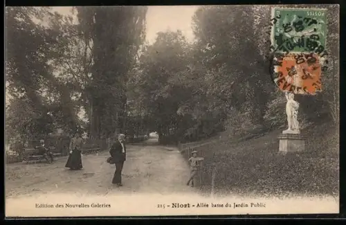 AK Niort, Allée basse du Jardin Public