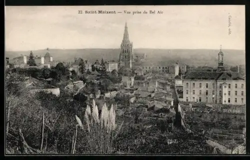 AK Saint Maixent, Vue prise de Bel Air