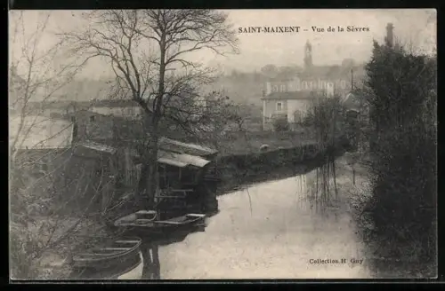 AK Saint-Maixent, Vue de la Sèvres