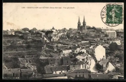 AK Chatillon-sur-Sèvre, Vue générale
