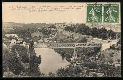 AK Thouars /D.-S., Le Pont Saint-Jacques et la vallée du Thouet