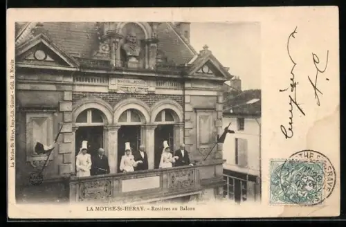 AK La Mothe-St-Héray, Rosières au Balcon