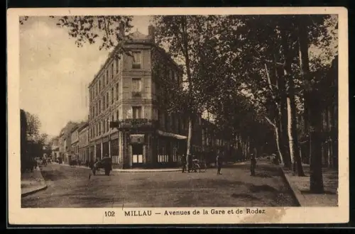 AK Millau, Avenues de la Gare et de Rodez