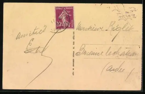 AK Rodez, La Place d`Armes et la Poste