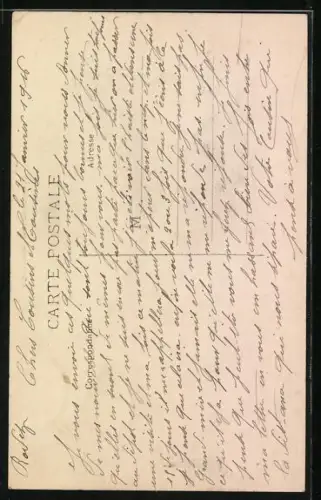 AK Rodez, Une pensée de Rodez avec vues intégrées dans une fleur