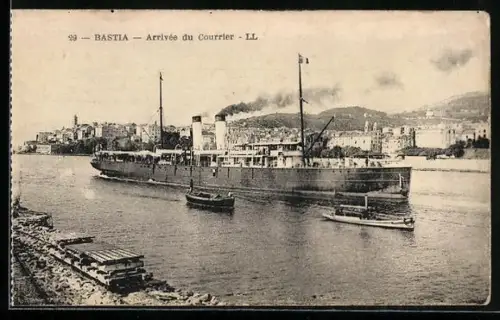 AK Bastia, Arrivée du Courrier