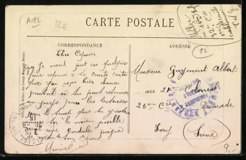 AK Castelsarrasin /T.-et-G., Place du Regrès