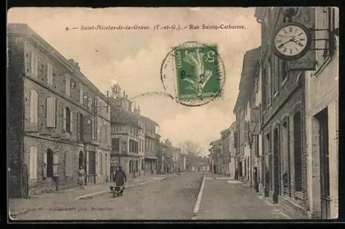AK Saint-Nicolas-de-la-Grave Rue Sainte-Catherine
