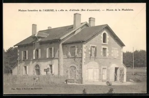 AK Monts de la Madeleine, Maison forestière de l`Assise à 1,080 m d`altitude, But d`excursion