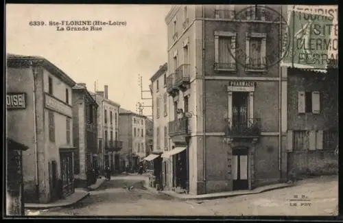 AK Ste-Florine /Hte-Loire, La Grande Rue