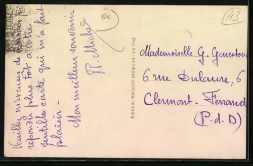 AK Ste-Florine /Hte-Loire, La Grande Rue