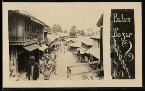 AK Dalhousie, Strassenpartie am Balun Bazar