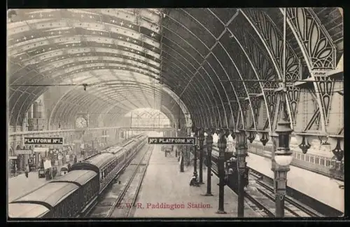 AK London, G.W.R. Paddington Station