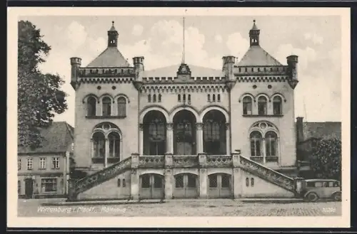 AK Wittenburg /Meckl., Rathaus