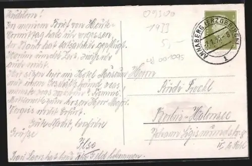 AK Annaberg i. E., Ruine Schreckenberg