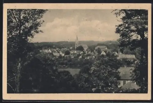 AK Bad Buckow /Märk. Höhenland, Blick vom alten Kurpark