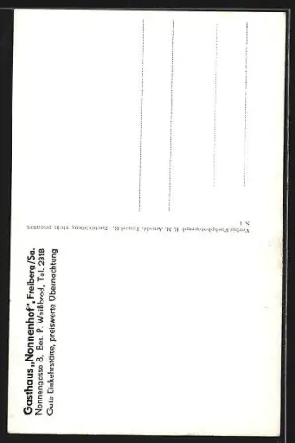 AK Freiberg /Sa., Obermarkt mit Rathaus