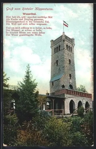 AK Rinteln, Klippenturm, Weserlied